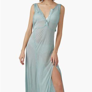 NWT Free People Have To Have It Nightgown Sparkling Water XS